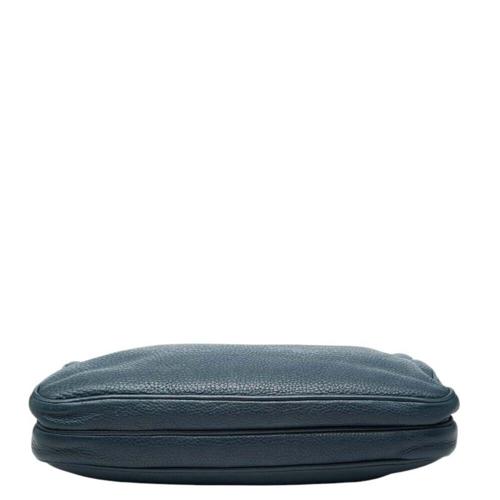 PRADA Blue Leather Shoulder Bag - Picture 3 of 8